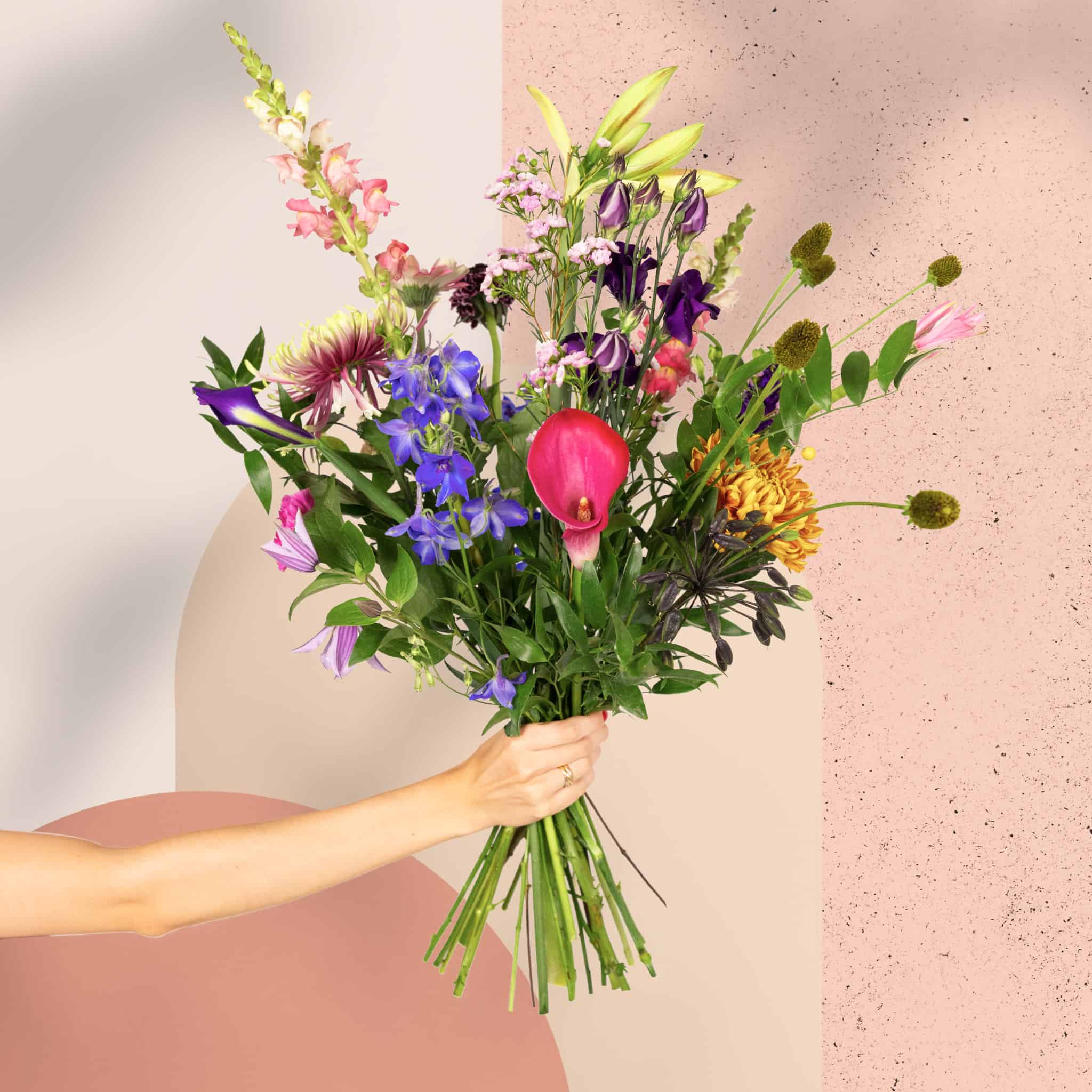 moderne blomsterbuket