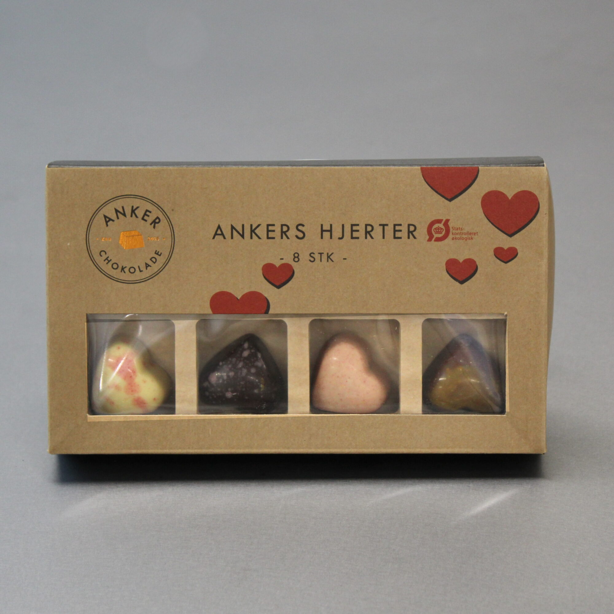 Ankers Fyldte Hjerter - 8 stk.