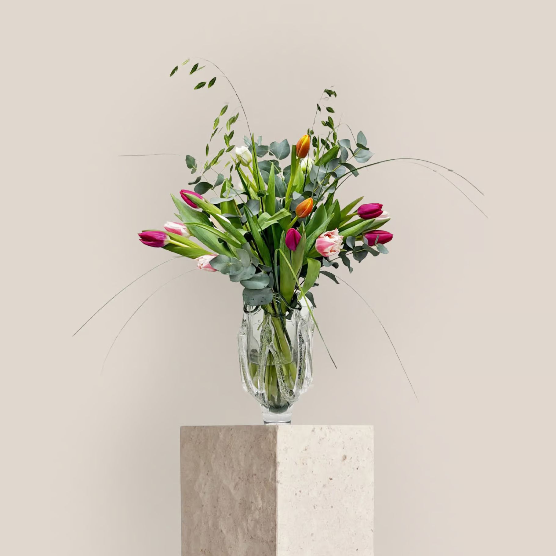 FARVERIG TULIPANBUKET