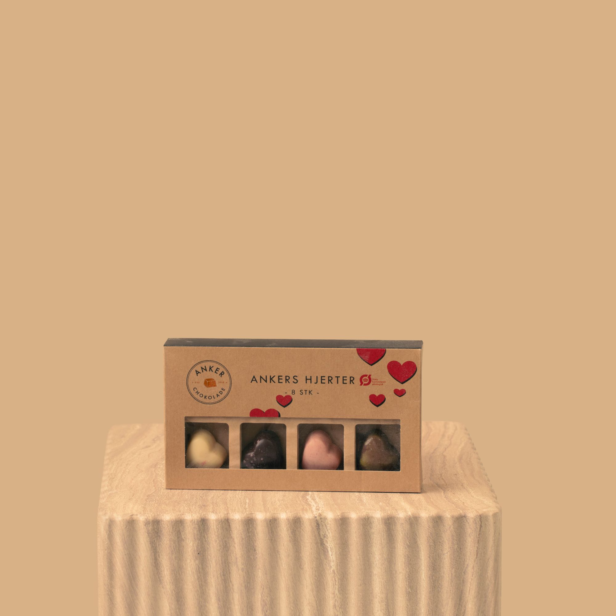 Ankers Fyldte Hjerter - 8 stk.