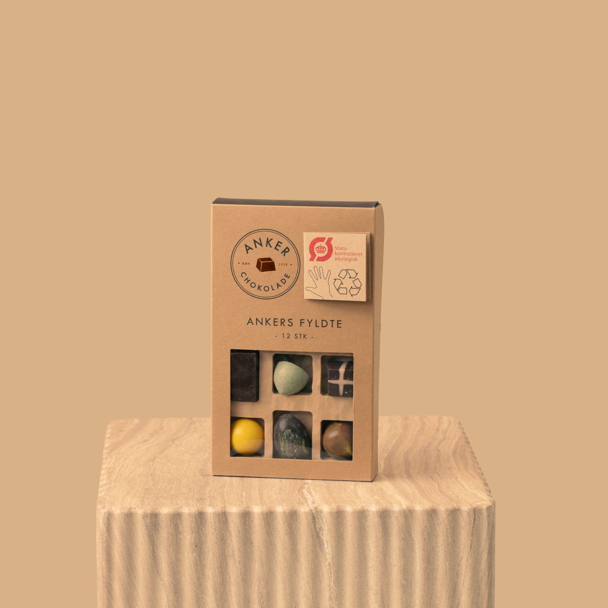 Ankers Fyldte Chokolader - 12 stk.